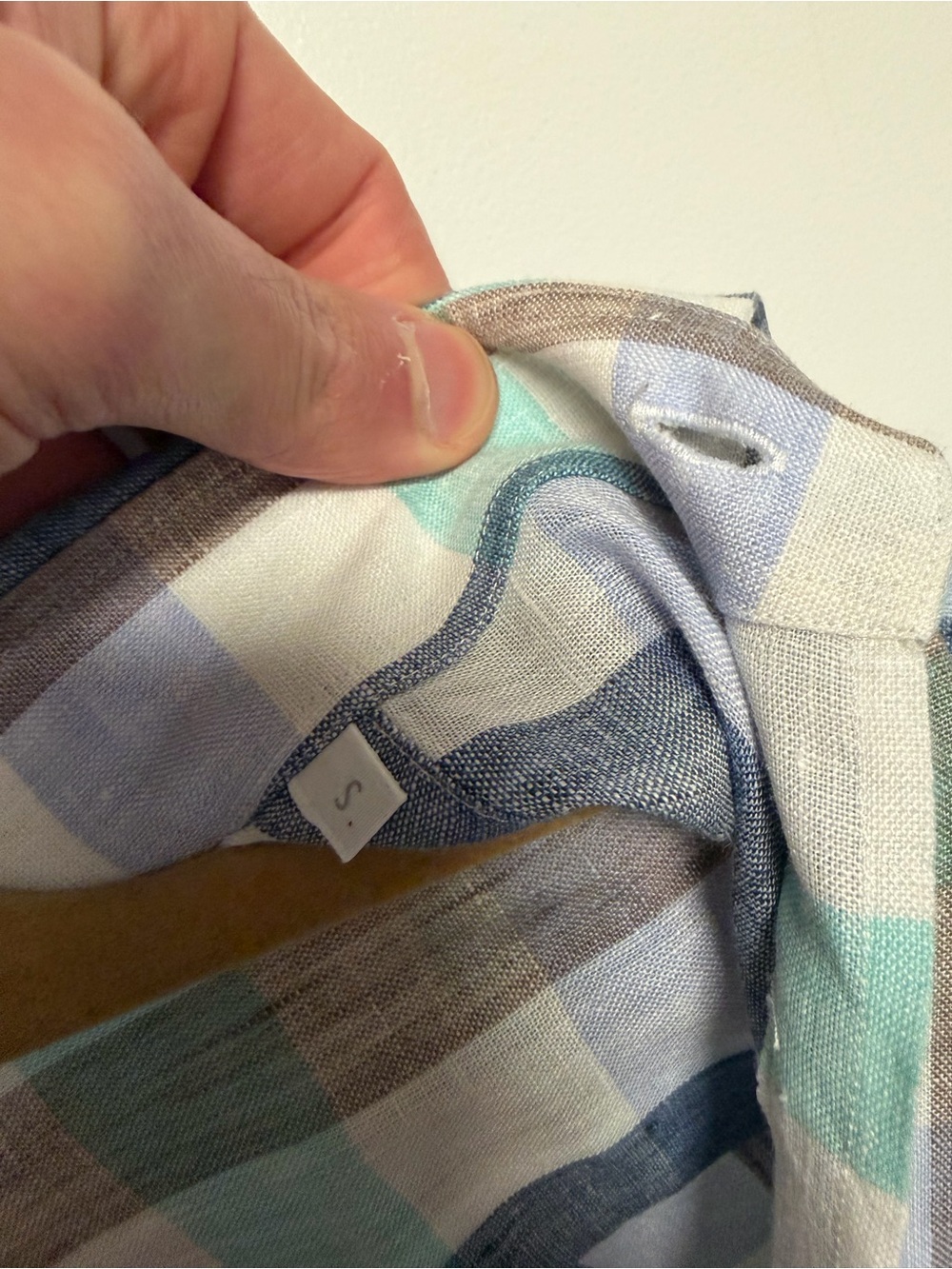 Van Laack Royal Linen Shirt — Multicolor Plaid - Picture 4 of 5